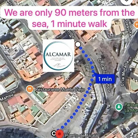 Apartment Alcamar Brand With 2 Bedroom And Private Bathroom Near The Sea! *